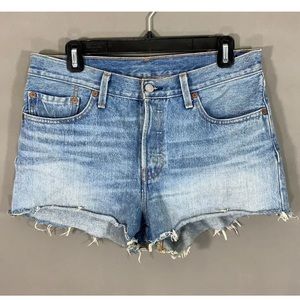 Levi’s 501 Jean Shorts Cutoffs Button Fly W 30